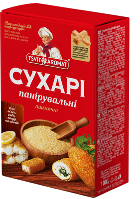 Сухарі панірувальні пшеничні, 100г