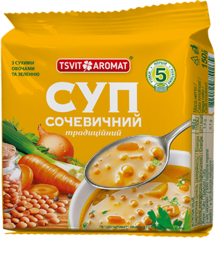 Суп сочевичний традиційний, 150г