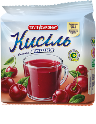 Кисіль брикетований зі смаком вишні, 150г