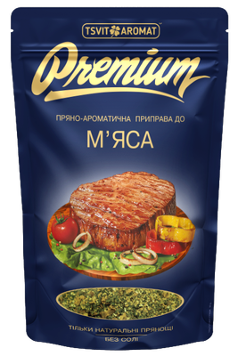 Приправа PREMIUM до м'яса БЕЗ СОЛІ, 30г