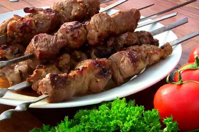 •	Recipes for kebab (shashlyk)