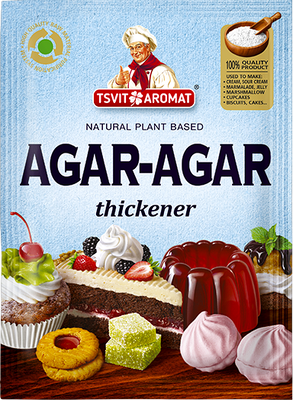 Natural plant based agar-agar thickener, 15g