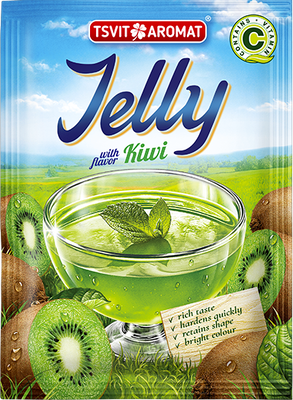 Jelly with kiwi flavor, 90g