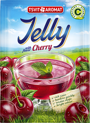Jelly with cherry flavor, 90g