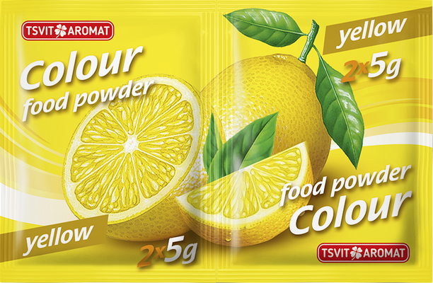 Food dye YELLOW, 5g