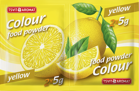 Food dye YELLOW, 5g