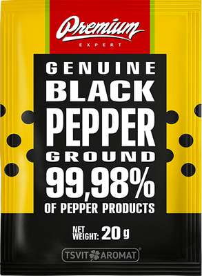 Ground black pepper PREMIUM, 20g