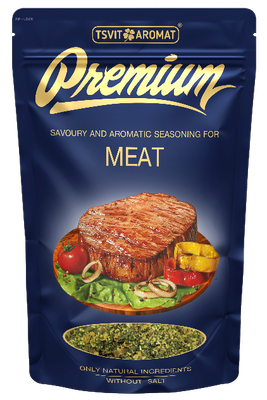 Savoury and aromatic seasoning for MEAT PREMIUM, 50 g.