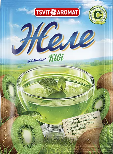 Желе зі смаком ківі, 90г