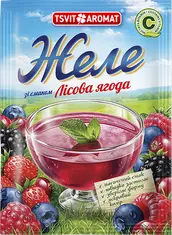 Желе зі смаком лісових ягід, 90г