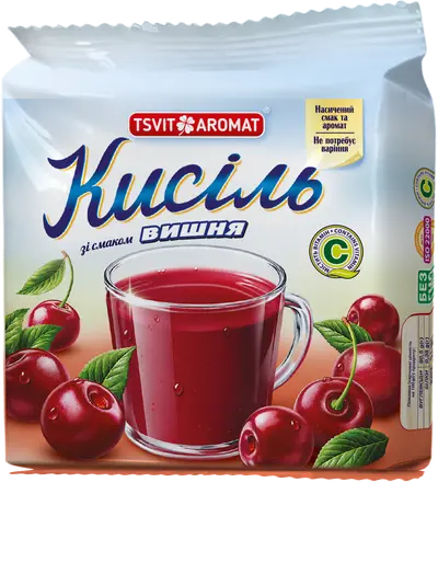 Кисіль брикетований зі смаком вишні, 150г