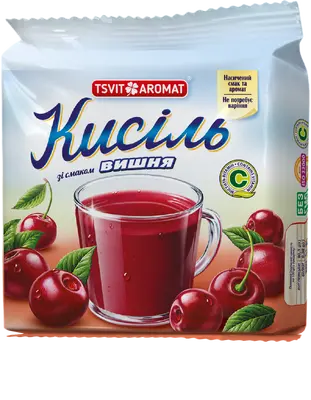Кисіль брикетований зі смаком вишні, 150г