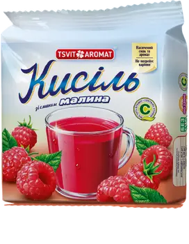 Кисіль брикетований зі смаком малини, 150г