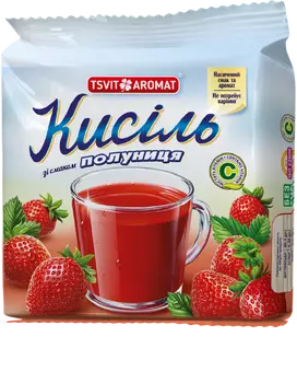 Кисіль брикетований зі смаком полуниці, 150г