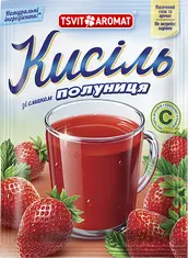 Кисіль зі смаком полуниці, 90г