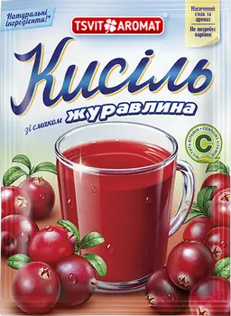 Кисіль зі смаком журавлини, 90г