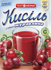 Кисіль зі смаком журавлини, 90г
