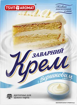 Заварний крем з іершковим смаком, 90г