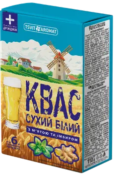 Квас білий з м'ятою та імбиром, 110г