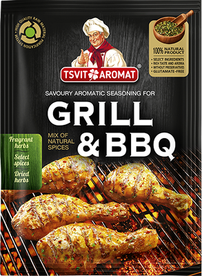 Savoury aromatic seasoning for grill & BBQ, 25g