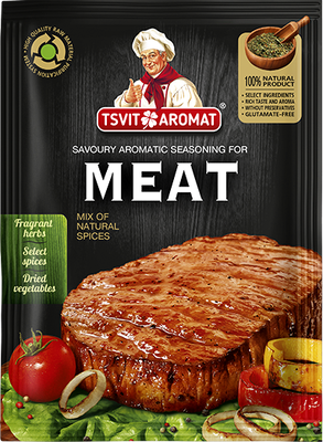Savoury aromatic seasoning for meat, 25g